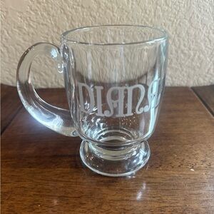 Clear Glass DIANA Mug
